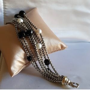 Excellent David Yurman bracelet multi strand Pearl
